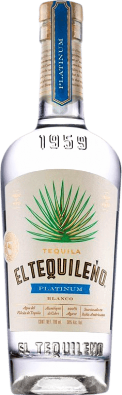 83,95 € Spedizione Gratuita | Tequila El Tequileño 1959 Platinum — Edizione Platino, Blanco — Bianco Jalisco Messico 70 cl