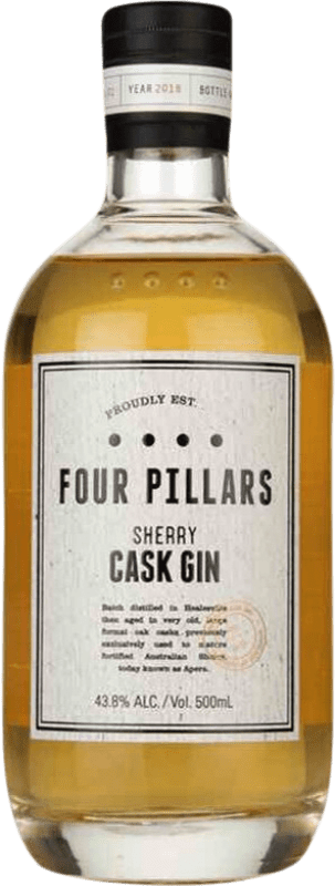 71,95 € Free Shipping | Genever Gin Four Pillars Sherry Cask Finish Australia Medium Bottle 50 cl