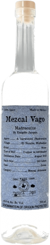 164,95 € 送料無料 | メスカル Vago Madrecuishe by Emigdio Jarquín Oaxaca メキシコ 70 cl