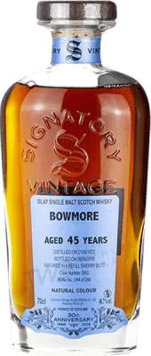 7 487,95 € Free Shipping | Single Malt Whisky Signatory Vintage At Morrison Bowmore 30th 1972 Special Anniversary Edition Islay United Kingdom 45 Years 70 cl