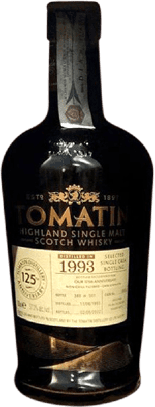 1 075,95 € 免费送货 | 单一麦芽威士忌 Tomatin 125th 1993 Single Cask — 单桶, Special Anniversary Edition — 特别周年版 高地 英国 28 岁 70 cl