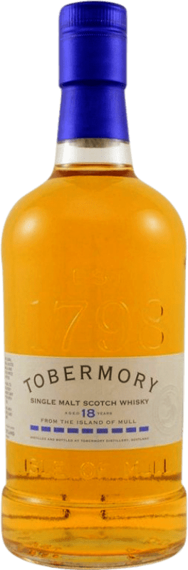 157,95 € Spedizione Gratuita | Whisky Single Malt Tobermory Regno Unito 18 Anni 70 cl