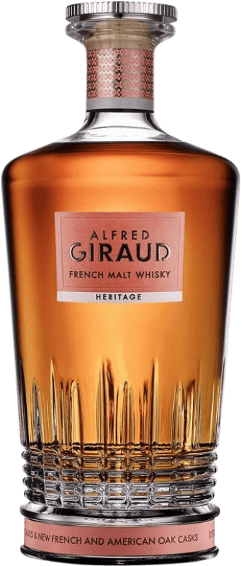 188,95 € Spedizione Gratuita | Whisky Single Malt Alfred Giraud Héritage — Eredità Lascito Tradizionale Francia 70 cl