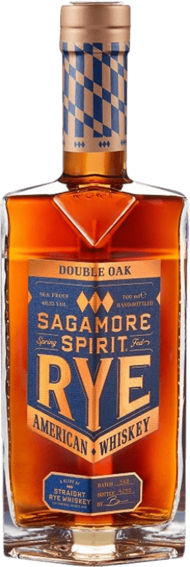 124,95 € Envío gratis | Whisky Bourbon Sagamore Double Cask — Doble Barrica Estados Unidos 70 cl