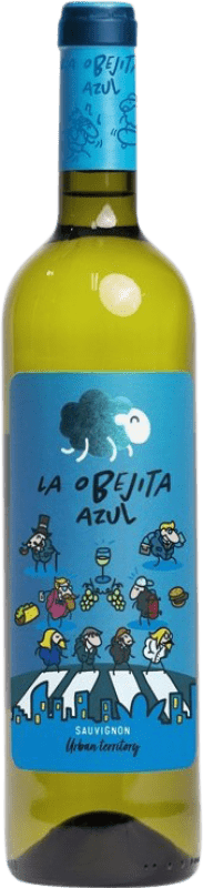 6,95 € Free Shipping | White Wine Ladrón de Lunas La Obejita Azul — Blue D.O. Utiel-Requena Valencian Community Spain Macabeo 75 cl