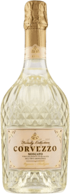 9,95 € Envío gratis | Espumoso Blanco Corvezzo Colección Familiar I.G.T. Veneto Veneto Italia Moscato Eco — Ecológico 75 cl