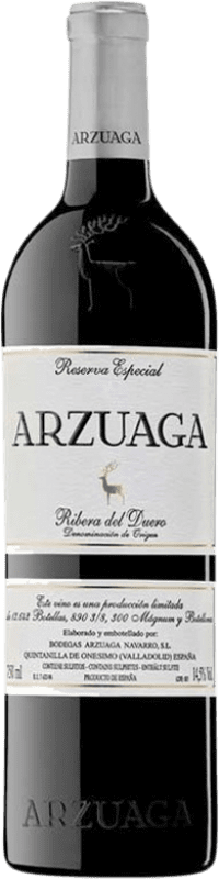 153,95 € Envío gratis | Vino Tinto Arzuaga Especial Reserva D.O. Ribera del Duero Castilla y León España Tempranillo, Merlot, Cabernet Sauvignon Botella Magnum 1,5 L