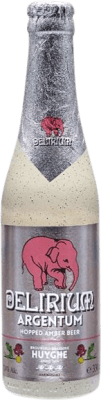 6,95 € Free Shipping | Beer Huyghe Delirium Argentum Flandes Belgium Third-Liter Bottle 33 cl