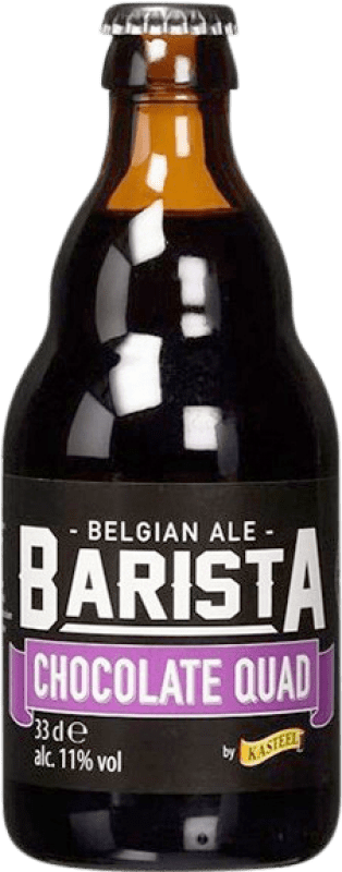 3,95 € Kostenloser Versand | Bier Van Honsebrouck Kasteel Barista Quadruple Malt — Vierfachmalz Flandes Belgien Drittelliterflasche 33 cl Chocolat — Schokolade