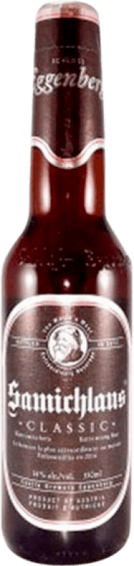 5,95 € Envío gratis | Cerveza Schloss Eggenberg Samichlaus Austria Botellín Tercio 33 cl