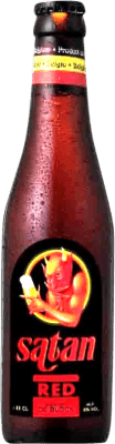 5,95 € 送料無料 | ビール De Block Satan Red Ale — レッドビール Brabante ベルギー 1/3ボトル 33 cl