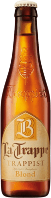 4,95 € Free Shipping | Beer La Trappe Blonde Brabante Netherlands Third-Liter Bottle 33 cl