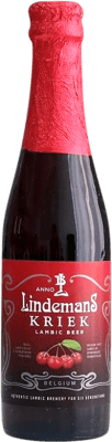 3,95 € 送料無料 | ビール Lindemans Kriek Brabante ベルギー 小瓶 25 cl