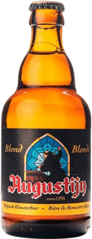 2,95 € Free Shipping | Beer Van Steenberge Augustijn Flandes Belgium Third-Liter Bottle 33 cl