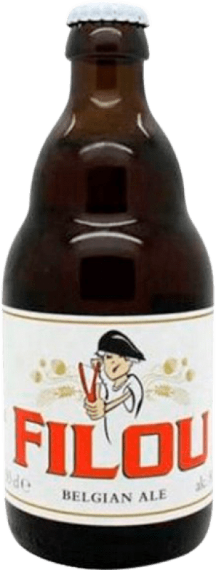 3,95 € Free Shipping | Beer Brasserie du Bocq Filou Flandes Belgium Third-Liter Bottle 33 cl