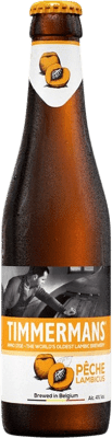 6,95 € 送料無料 | ビール Timmermans Lambic Brabante ベルギー 1/3ボトル 33 cl Pêche — ピーチ
