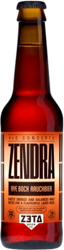 6,95 € 送料無料 | ビール Zeta Zendra バレンシアのコミュニティ スペイン 1/3ボトル 33 cl