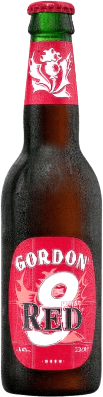 2,95 € Free Shipping | Beer Timmermans Gordon Finest Red Ale Brabante Belgium Third-Liter Bottle 33 cl