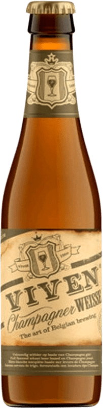 3,95 € Free Shipping | Beer Van Viven Master Champagner Weissbier — White Flandes Belgium Third-Liter Bottle 33 cl