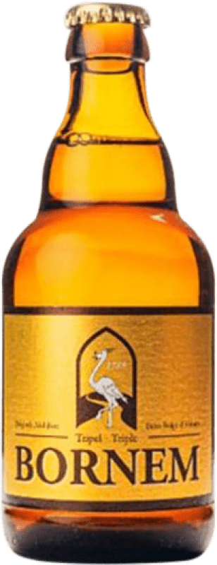 3,95 € 免费送货 | 啤酒 Van Steenberge Bornem Triple Malt — 三重麦芽 Flandes 比利时 三分之一升瓶 33 cl