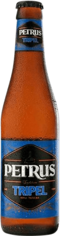 4,95 € Бесплатная доставка | Пиво Brabandere Petrus Gouden Tripel Malt — Тройной солод Flandes Бельгия Бутылка на треть 33 cl