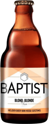 3,95 € 免费送货 | 啤酒 Van Steenberge Baptist Blonde — 淡色啤酒 Flandes 比利时 三分之一升瓶 33 cl