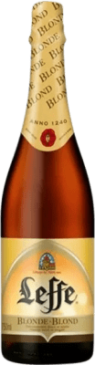 8,95 € Spedizione Gratuita | Birra Leffe Blonde — Bionda Valonia Belgio 75 cl