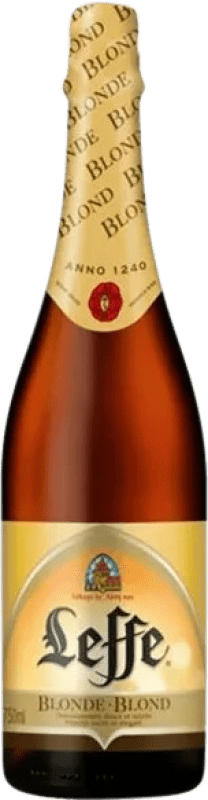 8,95 € 免费送货 | 啤酒 Leffe Blonde — 淡色啤酒 Valonia 比利时 75 cl