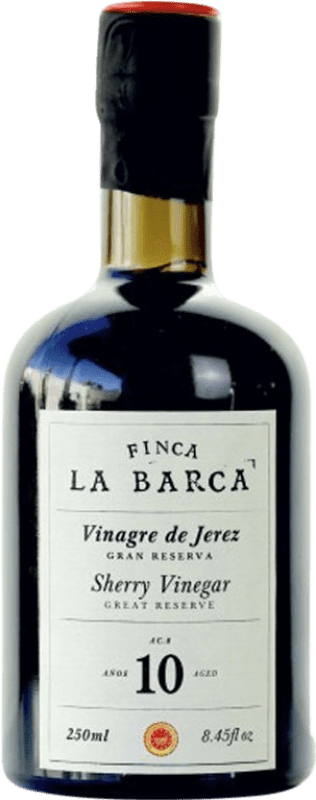 16,95 € Envio grátis | Vinagre Norte Extremeña Finca La Barca Grande Reserva D.O. Jerez-Xérès-Sherry Andaluzia Espanha 10 Anos Garrafinha 25 cl