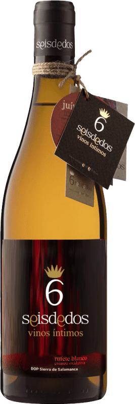 16,95 € Spedizione Gratuita | Vino Bianco Seisdedos Toñi D.O.P. Vino de Calidad Sierra de Salamanca Spagna Rufete 75 cl
