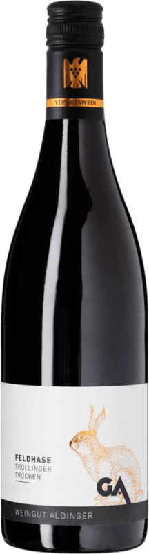 15,95 € Spedizione Gratuita | Vino Rosso Aldinger Feldhase Trocken — Secco VDP Gutswein — Vino di Tenuta Q.b.A. Württemberg Baden-Württemberg Germania Trollinger 75 cl