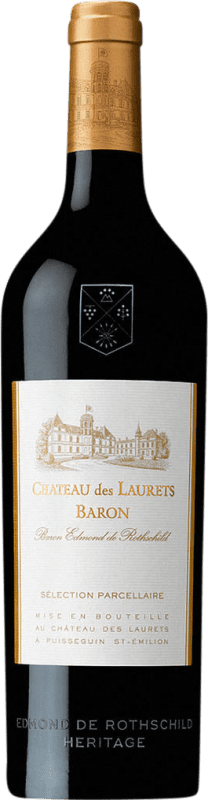 372,95 € 免费送货 | 红葡萄酒 Baron Edmond de Rothschild Château des Laurets 甄选, Vino de Parcela — 单一地块葡萄酒 法国 双大瓶 — Jeroboam-Double Magnum 3 L