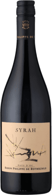 8,95 € Kostenloser Versand | Rotwein Philippe de Rothschild I.G.P. Vin de Pays d'Oc Languedoc-Roussillon Frankreich Syrah 75 cl