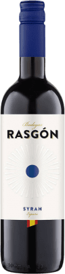 8,95 € Kostenloser Versand | Rotwein Rasgón Spanien Syrah 75 cl