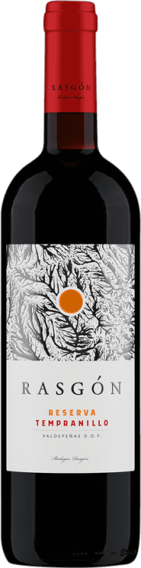 10,95 € Kostenloser Versand | Rotwein Rasgón Reserve — Gereift Spanien 75 cl