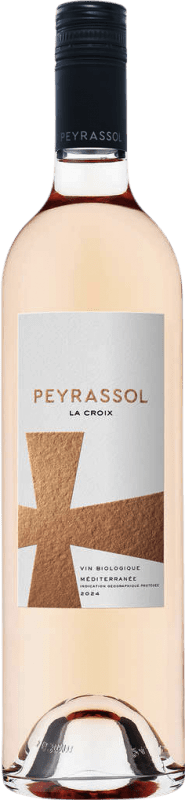 16,95 € Бесплатная доставка | Розовое вино Commanderie de Peyrassol La Croix Rosé — Розе I.G.P. Méditerranée Прованс Франция 75 cl