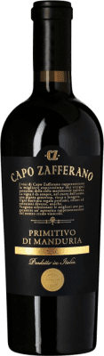 18,95 € 免费送货 | 红葡萄酒 Delicato Capo Zafferano D.O.C. Primitivo di Manduria 普利亚大区 意大利 75 cl