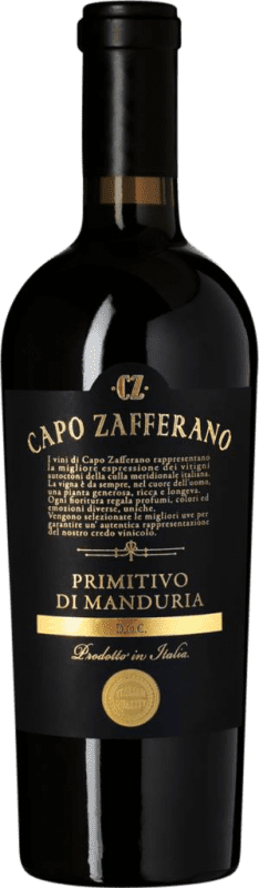 18,95 € Envoi gratuit | Vin Rouge Delicato Capo Zafferano D.O.C. Primitivo di Manduria Pouilles Italie 75 cl