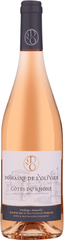 14,95 € Envoi gratuit | Vin Rosé Domaine de L'Olivier Rosé A.O.C. Côtes du Rhône Rhône France 75 cl