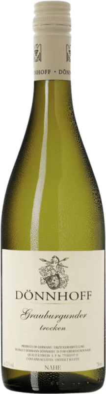 21,95 € 免费送货 | 白葡萄酒 Hermann Dönnhoff Trocken — 干型 VDP Gutswein — 庄园葡萄酒 Q.b.A. Nahe Nahe 德国 Pinot Gris — 灰皮诺 75 cl