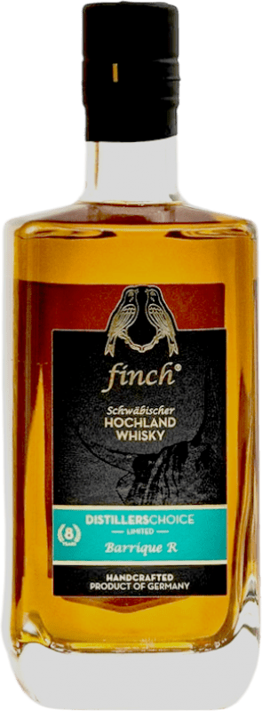 68,95 € 免费送货 | 单一麦芽威士忌 Finch Distiller's Choice Schwäbischer Hochland 德国 10 岁 中瓶装 50 cl Smoky — 烟熏味