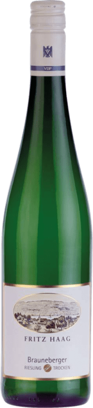 29,95 € Kostenloser Versand | Weißwein Fritz Haag Dusemonder Hof J Brauneberger Trocken Q.b.A. Mosel Mosel Deutschland Riesling 75 cl