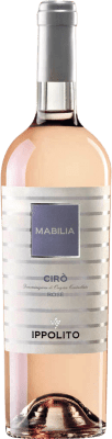 16,95 € 免费送货 | 桃红葡萄酒 Ippolito Mabilia Rosé — 桃红葡萄酒 D.O.C. Cirò 卡拉布里亚 意大利 75 cl