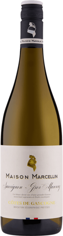 13,95 € Kostenloser Versand | Weißwein Manincor Sauvignon Gros Manseng I.G.P. Vin de Pays Côtes de Gascogne Frankreich Sauvignon, Gros Manseng 75 cl