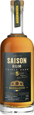 82,95 € Бесплатная доставка | Ром Saison Barbados Triple Cask — Тройная бочка Франция 5 Лет 70 cl