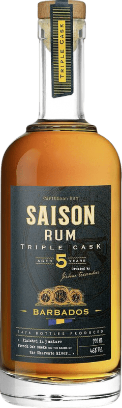 82,95 € Бесплатная доставка | Ром Saison Barbados Triple Cask — Тройная бочка Франция 5 Лет 70 cl