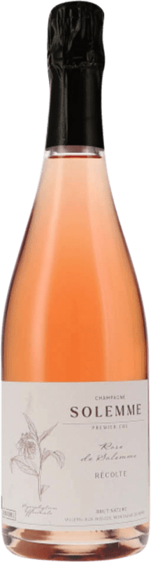 124,95 € Kostenloser Versand | Rosé Sekt Solemme Brut Nature 1er Premier Cru Erste Lage, Millésimé, Rosé A.O.C. Champagne Champagner Frankreich 75 cl