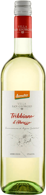 10,95 € Envio grátis | Vinho Branco Villa San Giorgio Demeter D.O.C. Trebbiano d'Abruzzo Abruzzo Itália 75 cl