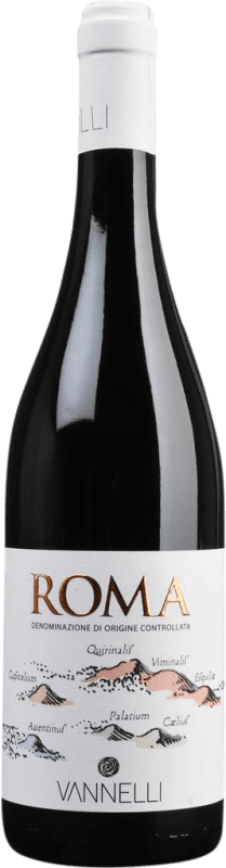 18,95 € Envio grátis | Vinho Tinto Vannelli D.O.C. Roma Lácio Itália 75 cl