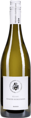25,95 € Envio grátis | Vinho Branco Freiherr von Gleichenstein Trocken — Seco Reserva I.G. Baden Baden Alemanha Pinot Cinzento 75 cl